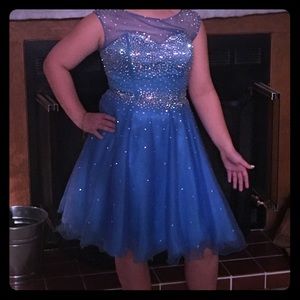 Beautiful Blue T-length formal dress